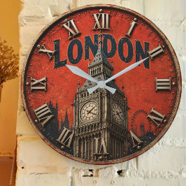 Vintage London Big Ben Classic British Grote Klok