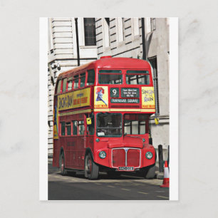 Vintage London Bus Briefkaart