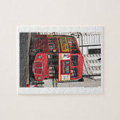 Vintage London Bus Legpuzzel (Horizontaal)