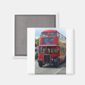 Vintage London Bus Magneet (Voorkant / Achterkant)