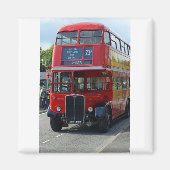 Vintage London Bus Magneet (Voorkant)
