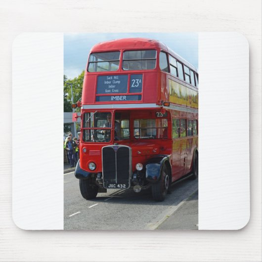 Vintage London Bus Muismat (Voorkant)