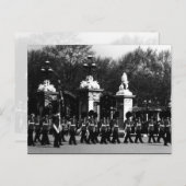 Vintage London Changing guard Buckingham paleis Briefkaart (Voorkant / Achterkant)