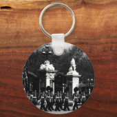 Vintage London Changing guard Buckingham paleis Sleutelhanger (Voorkant)