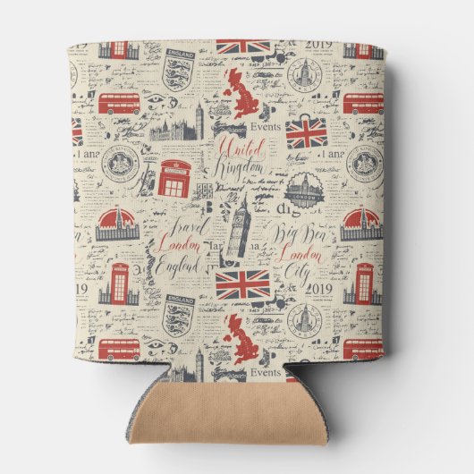 Vintage London Cozy Blikjeskoeler (Achterkant)