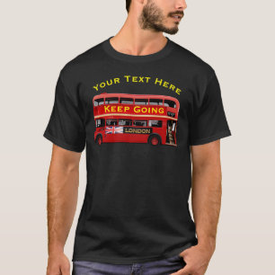 Vintage London Double Decker Bus T-shirt