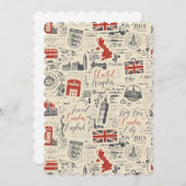 Vintage London Flat Wenskaart Kaart (Voorkant / Achterkant)