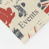 Vintage London Fleece Blanket (Hoek)