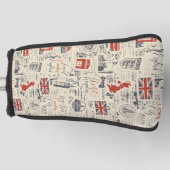 Vintage London Golf Club Hoesje Golfheadcover (Voorkant)