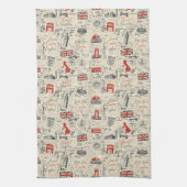 Vintage London Kitchen Towel Theedoek (Verticaal)