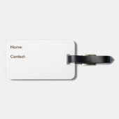 Vintage London Map Bagagelabel (Achterkant horizontaal)