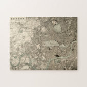 Vintage London Map Puzzle Legpuzzel (Horizontaal)