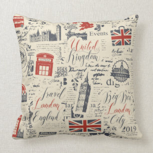 Vintage London Pillow Kussen