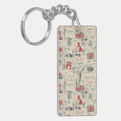 Vintage London Sleutelhanger (Voorkant Links)