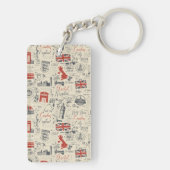 Vintage London Sleutelhanger (achterkant)