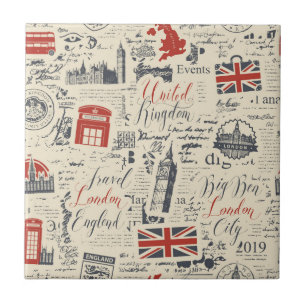 Vintage London Tegel Tegeltje