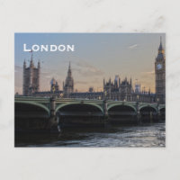 Vintage London Travel Tourism Briefkaart