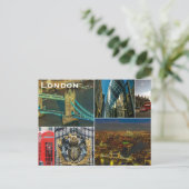 Vintage London Travel Tourism Briefkaart (Staand voorkant)