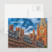Vintage London Travel Tourism Briefkaart (Voorkant / Achterkant)