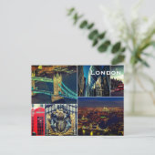 Vintage London Travel Tourism Briefkaart (Staand voorkant)