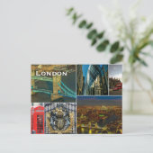 Vintage London Travel Tourism Briefkaart (Staand voorkant)
