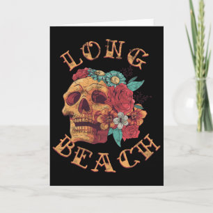Vintage Long Beach California Tattoo Ca Ink Schede Kaart