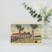 Vintage Long Beach Panama City Florida Briefkaart (Staand voorkant)