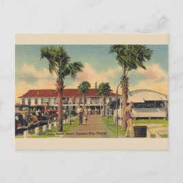 Vintage Long Beach Panama City Florida Briefkaart