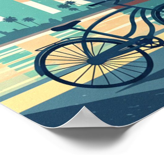 Vintage Long Beach Poster (Hoek)