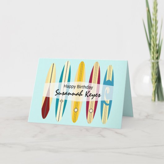 Vintage Longboards Kaart (Voorkant)