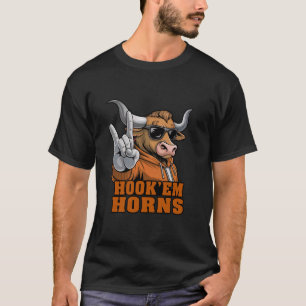 Vintage Longhorn Mannen Vrouwen Kinderen Meisjes J T-shirt