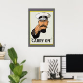 Vintage Lord Kitchener draagt Poster (Thuiskantoor)