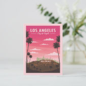 Vintage Los Angeles Briefkaart (Staand voorkant)