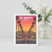 Vintage Los Angeles Californië Briefkaart (Staand voorkant)
