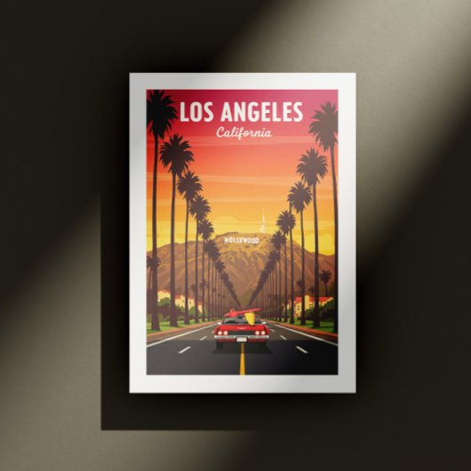 Vintage Los Angeles Californië Briefkaart