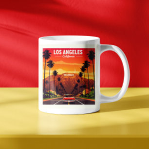 Vintage Los Angeles Californië Koffiemok