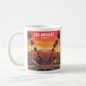 Vintage Los Angeles Californië Koffiemok (Links)