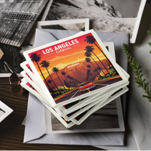 Vintage Los Angeles Californië Magneet