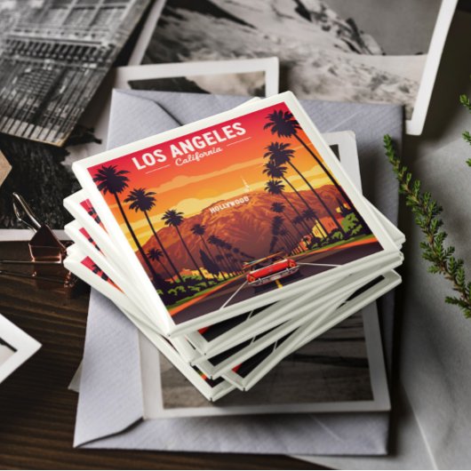 Vintage Los Angeles Californië Magneet