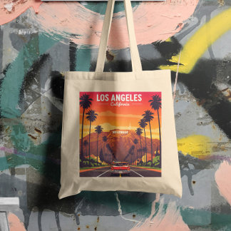 Vintage Los Angeles Californië Tote Bag