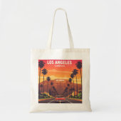 Vintage Los Angeles Californië Tote Bag (Voorkant)