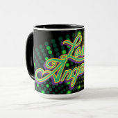 Vintage Los Angeles Logo Mok (Voorkant links)