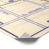 Vintage Los Angeles Map Poster 1946 (Hoek)