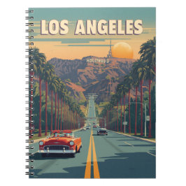Vintage Los Angeles Notitieboek