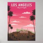Vintage Los Angeles Poster (Voorkant)