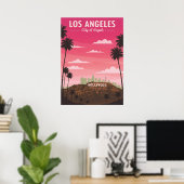 Vintage Los Angeles Poster (Thuiskantoor)