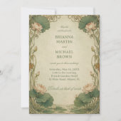 Vintage Lotus Botanisch Kaart (Voorkant)