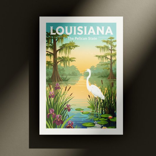 Vintage Louisiana Briefkaart