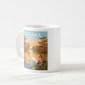 Vintage Louisiana Koffiemok (Voorkant links)