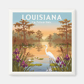 Vintage Louisiana Magneet (Voorkant)